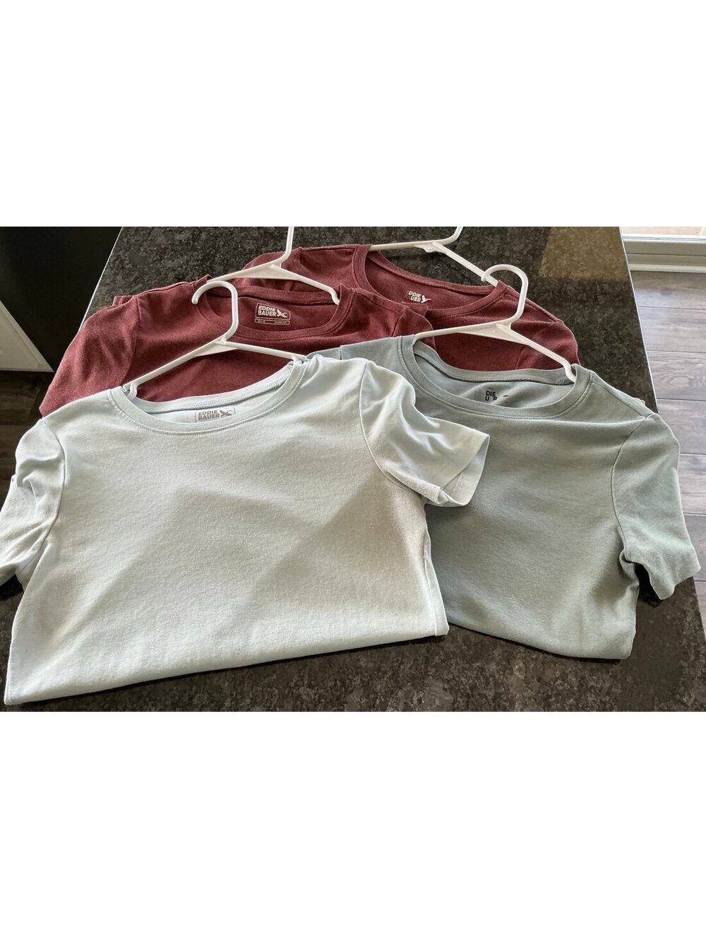 4 Eddie Bauer Short Sleeved tees Size Medium